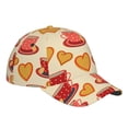 thumbnail image 1 of Kdxio Unisex Cups of Tea Pattern Baseball Cap Unisex Washed Classic Adjustable Hat, 1 of 1