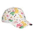 thumbnail image 1 of Kdxio Unisex Cute Baby Dinosaurs Pattern Baseball Cap Unisex Washed Classic Adjustable Hat, 1 of 7