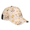 thumbnail image 1 of Kdxio Unisex Cute Bee Gnome Pattern Baseball Cap Unisex Washed Classic Adjustable Hat, 1 of 7