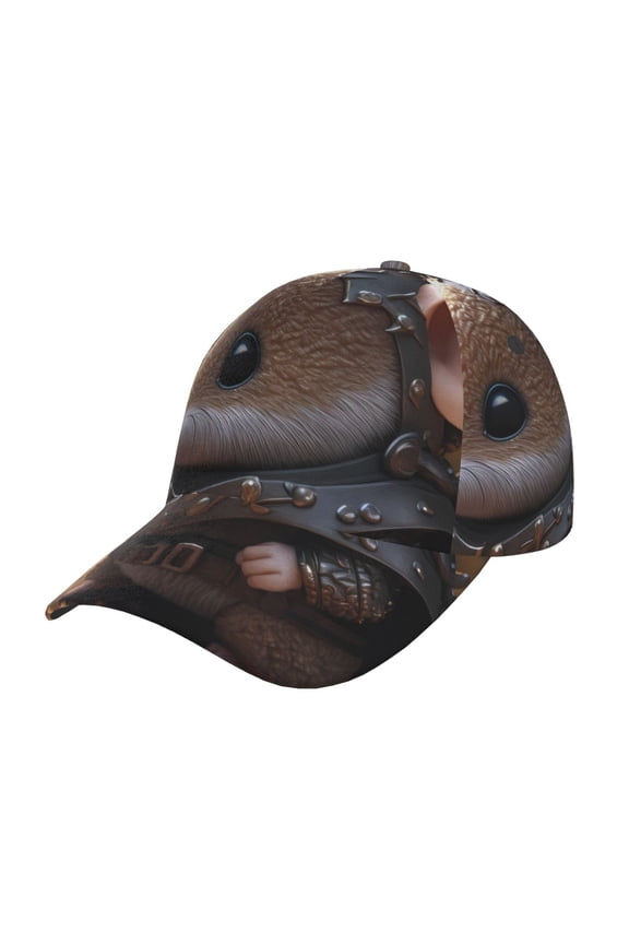 Unisex Cute Big-Eared Mouse Pattern Baseball Cap Unisex Washed Classic Adjustable Hat
