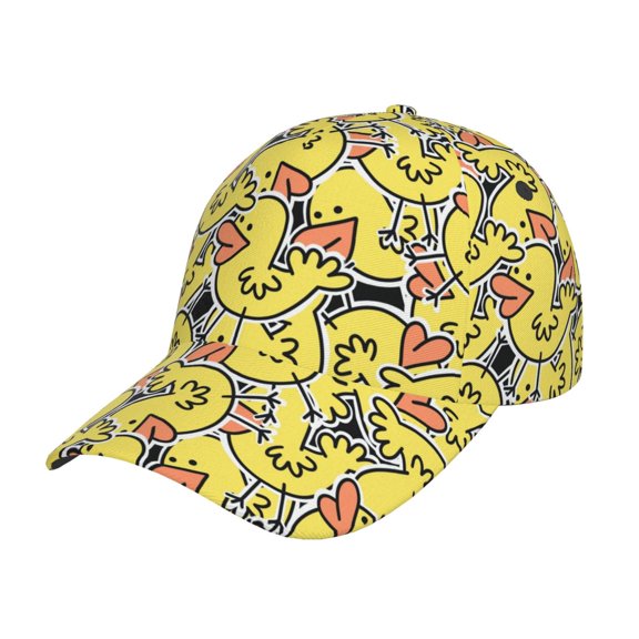 Kdxio Unisex Ducks Pattern Baseball Cap Unisex Washed Classic Adjustable Hat