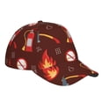 thumbnail image 1 of Kdxio Unisex Fire Extinguisher Pattern Baseball Cap Unisex Washed Classic Adjustable Hat, 1 of 7