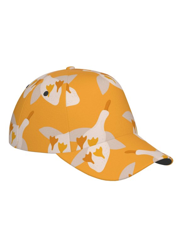 Unisex Flying Ducks Pattern Baseball Cap Unisex Washed Classic Adjustable Hat