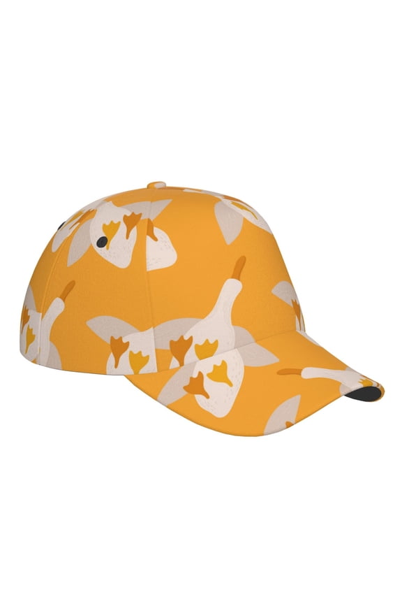 Unisex Flying Ducks Pattern Baseball Cap Unisex Washed Classic Adjustable Hat