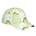 thumbnail image 1 of Kdxio Unisex Frogs and Dragonflies Pattern Baseball Cap Unisex Washed Classic Adjustable Hat, 1 of 1