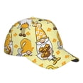 thumbnail image 1 of Kdxio Unisex Garden Honeybee Gnomes Pattern Baseball Cap Unisex Washed Classic Adjustable Hat, 1 of 1