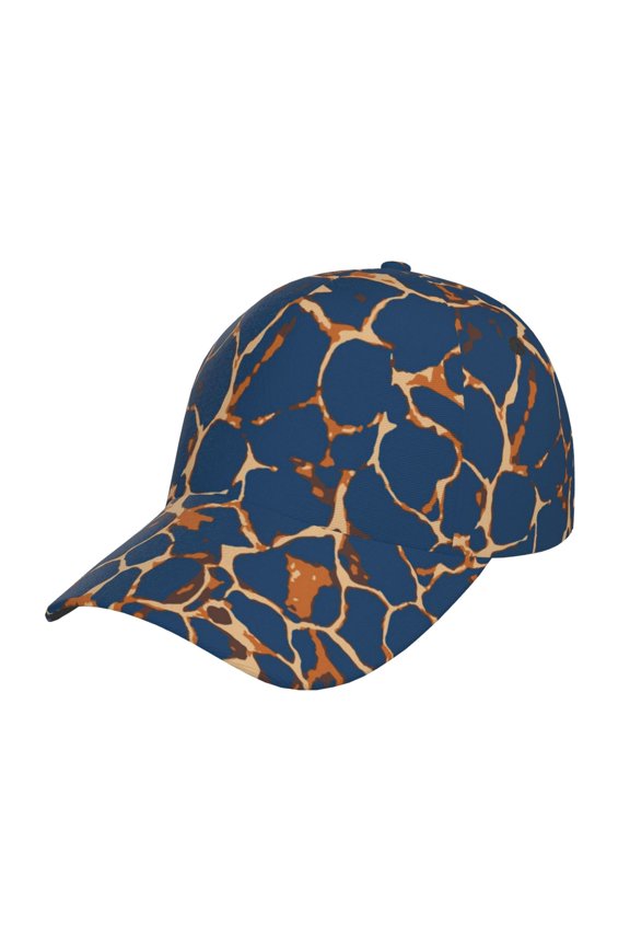 Unisex Giraffe Skin Pattern Baseball Cap Unisex Washed Classic Adjustable Hat