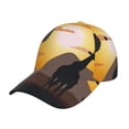 thumbnail image 1 of Kdxio Unisex Giraffes Of The African Savannah Pattern Baseball Cap Unisex Washed Classic Adjustable Hat, 1 of 5