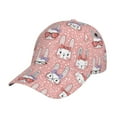 thumbnail image 1 of Kdxio Unisex Girl Rabbit Pattern Baseball Cap Unisex Washed Classic Adjustable Hat, 1 of 8
