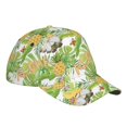 thumbnail image 1 of Kdxio Unisex Gnome and Pineapple Pattern Baseball Cap Unisex Washed Classic Adjustable Hat, 1 of 1