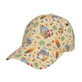 thumbnail image 1 of Kdxio Unisex Happy Summer With Gnome Pattern Baseball Cap Unisex Washed Classic Adjustable Hat, 1 of 5