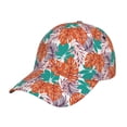 thumbnail image 1 of Kdxio Unisex Hawaiian Style Pattern Baseball Cap Unisex Washed Classic Adjustable Hat, 1 of 8
