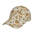 thumbnail image 1 of Kdxio Unisex Indian Paisley Pattern Baseball Cap Unisex Washed Classic Adjustable Hat, 1 of 5