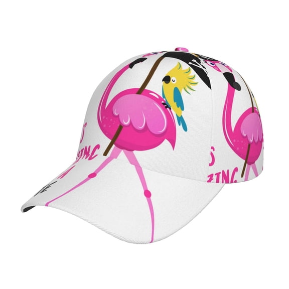 Kdxio Unisex It'S Flamazing To Be A Pirate Pattern Baseball Cap Unisex Washed Classic Adjustable Hat