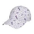 thumbnail image 1 of Kdxio Unisex Lavender Flowers Pattern Baseball Cap Unisex Washed Classic Adjustable Hat, 1 of 8
