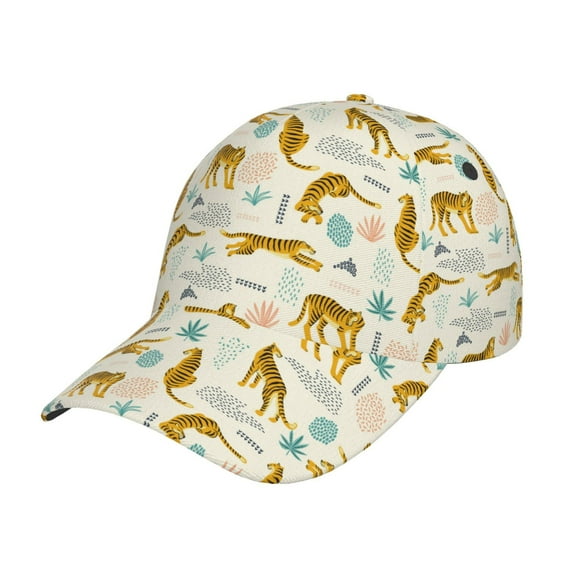 Kdxio Unisex Leopard Print Pattern Baseball Cap Unisex Washed Classic Adjustable Hat