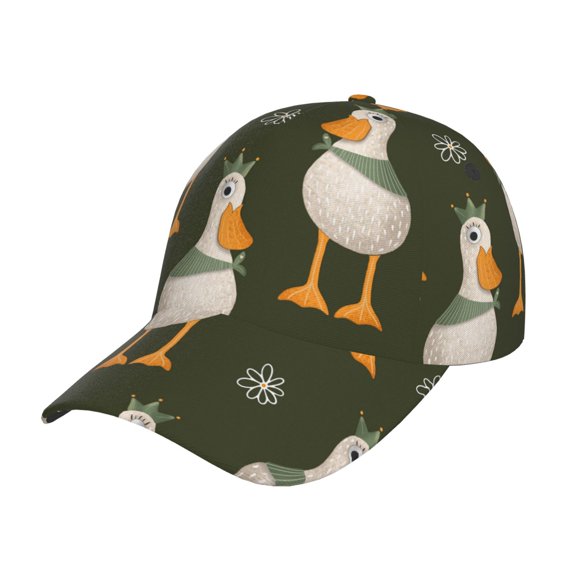 Kdxio Unisex Mallard Ducks Wild Birds Pattern Baseball Cap Unisex Washed Classic Adjustable Hat