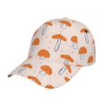 thumbnail image 1 of Kdxio Unisex Mushrooms Pattern Baseball Cap Unisex Washed Classic Adjustable Hat, 1 of 5