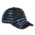 thumbnail image 1 of Kdxio Unisex Navy Camouflage American Flag Pattern Baseball Cap Unisex Washed Classic Adjustable Hat, 1 of 1