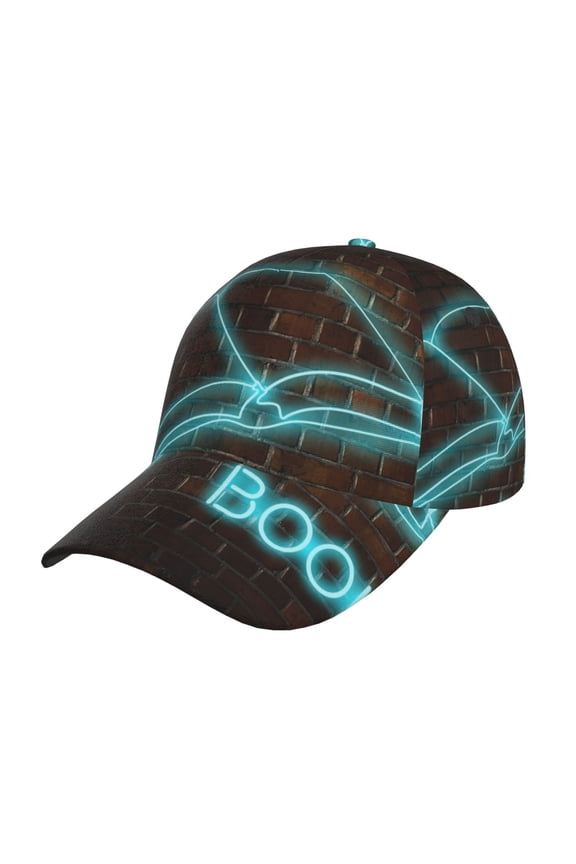 Unisex Neon Sign For Books Pattern Baseball Cap Unisex Washed Classic Adjustable Hat