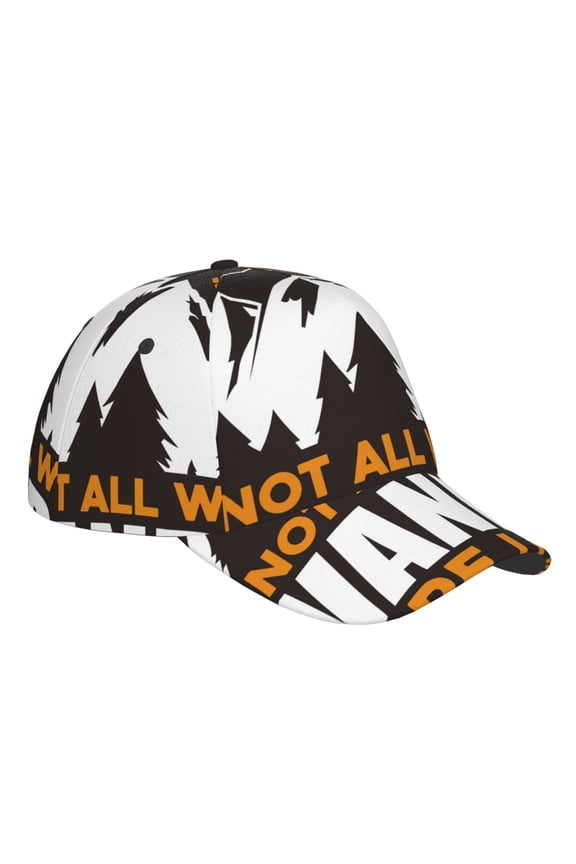 Unisex Not All Who Wander Are Lost4 Pattern Baseball Cap Unisex Washed Classic Adjustable Hat