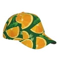 thumbnail image 1 of Kdxio Unisex Orange Pattern Baseball Cap Unisex Washed Classic Adjustable Hat, 1 of 1
