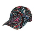 thumbnail image 1 of Kdxio Unisex Paisley Pattern Baseball Cap Unisex Washed Classic Adjustable Hat, 1 of 5