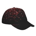 thumbnail image 1 of Kdxio Unisex Red Glitter1 Pattern Baseball Cap Unisex Washed Classic Adjustable Hat, 1 of 7
