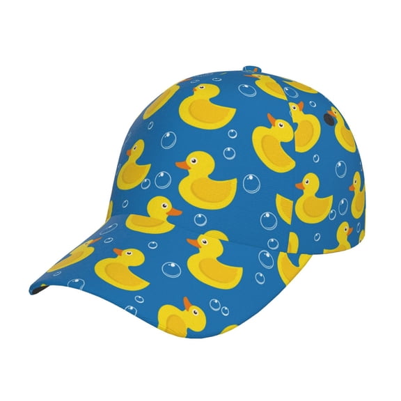 Kdxio Unisex Rubber Duck Pattern Baseball Cap Unisex Washed Classic Adjustable Hat