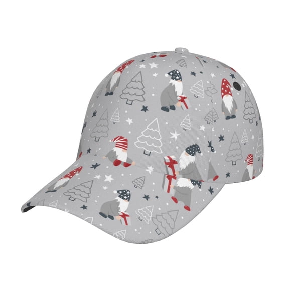 Kdxio Unisex Santa with Gifts Pattern Baseball Cap Unisex Washed Classic Adjustable Hat