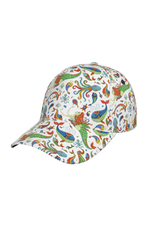 Unisex Sea Animals 1 Pattern Baseball Cap Unisex Washed Classic Adjustable Hat
