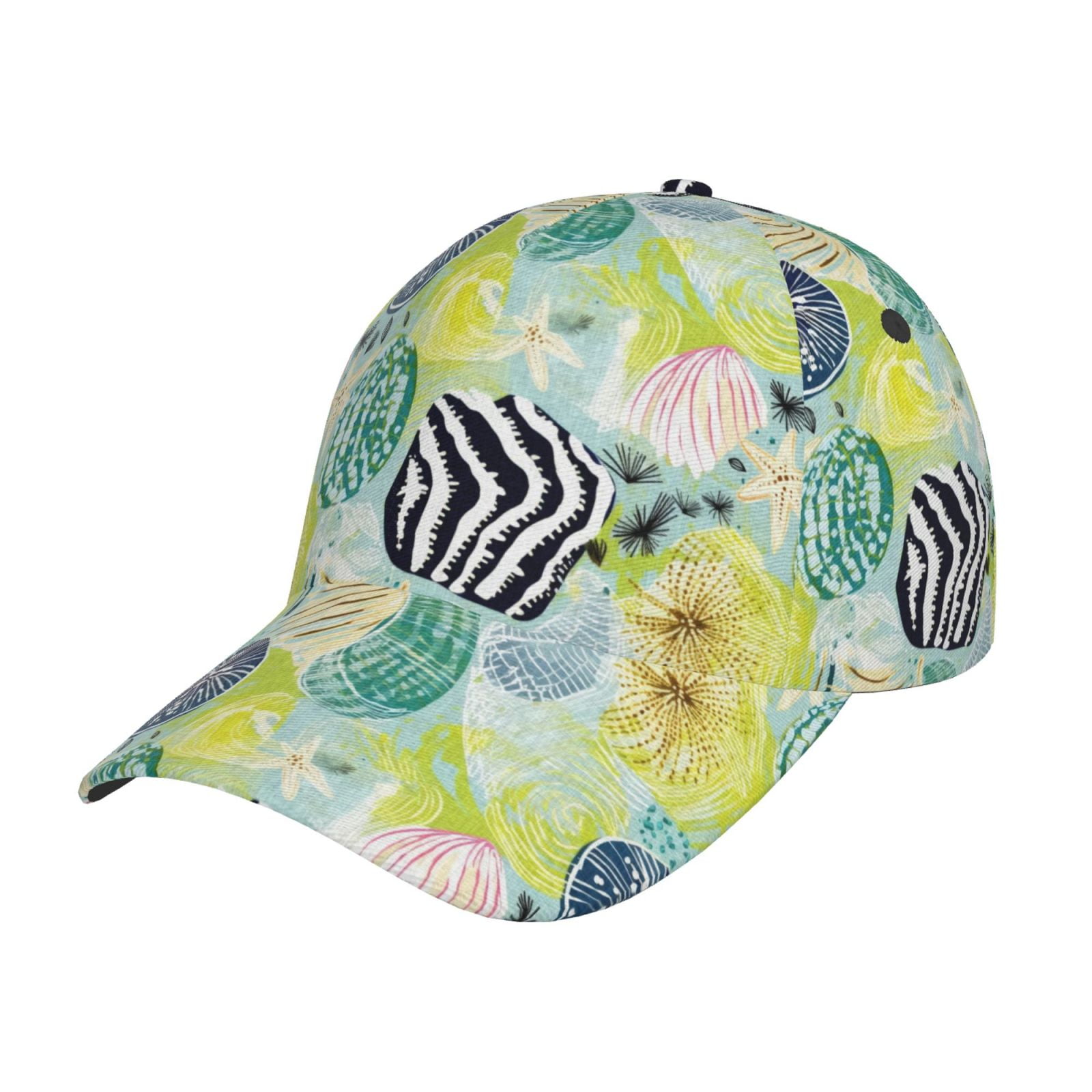 Kdxio Unisex Shell Clam Pattern Baseball Cap Unisex Washed Classic ...