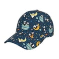 thumbnail image 1 of Kdxio Unisex Space Sleeping Panda Pattern Baseball Cap Unisex Washed Classic Adjustable Hat, 1 of 5