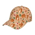 thumbnail image 1 of Kdxio Unisex Squirrel And Mushroom Pattern Baseball Cap Unisex Washed Classic Adjustable Hat, 1 of 8