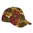 thumbnail image 1 of Kdxio Unisex Sunflower Pattern Baseball Cap Unisex Washed Classic Adjustable Hat, 1 of 7