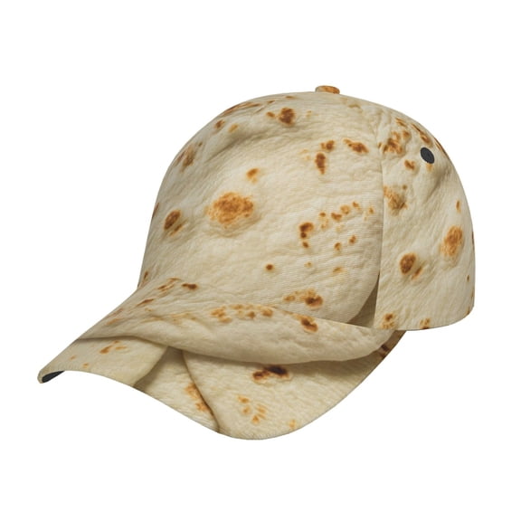 Kdxio Unisex Taco Tortillas Pattern Baseball Cap Unisex Washed Classic Adjustable Hat