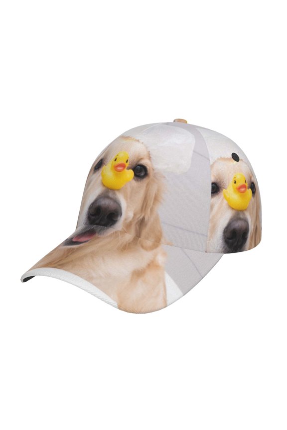 Unisex The Dog Is Sitting In A Bubble Bath Pattern Baseball Cap Unisex Washed Classic Adjustable Hat
