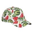 thumbnail image 1 of Kdxio Unisex Watermelons Pattern Baseball Cap Unisex Washed Classic Adjustable Hat, 1 of 1