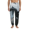 thumbnail image 1 of Kdxio Valley Gray Dragon Pattern Joggers,Sweatpants for Men with Pockets-3X-Large, 1 of 5
