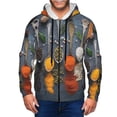 thumbnail image 1 of Kdxio Various Herbs And Spices In Spoons Print Men Hoodies Casual Hoodies for Men with Zip Pockets Full Zip Long Sleeve Sweatshirt Sports Hooded Jacket-Medium, 1 of 5