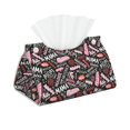 thumbnail image 1 of Kdxio Various Languages Mother Print Tissue Box Cover,Modern PU Leather Rectangular Tissue Box Holder for Bathroom Living Room Bedroom Office Desk Car Home, 1 of 9