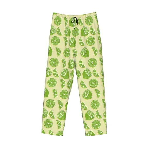 Kdxio Various Lemons Print Men's Sleep Pajama Pant Lounge Pants with Pockets