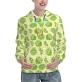 thumbnail image 1 of Kdxio Various Lemons Print Womens Oversized Hoodies Sweatshirts Hooded Pullover Tops Sweaters Casual-Large, 1 of 7