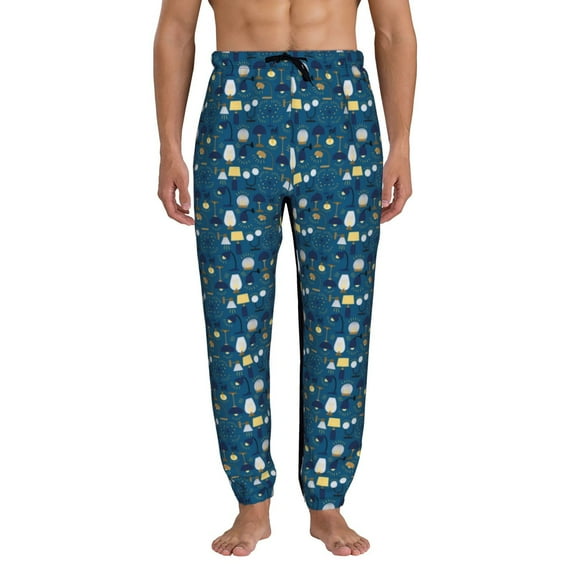 Kdxio Various Lights Pattern Joggers,Sweatpants for Men with Pockets-3X-Large