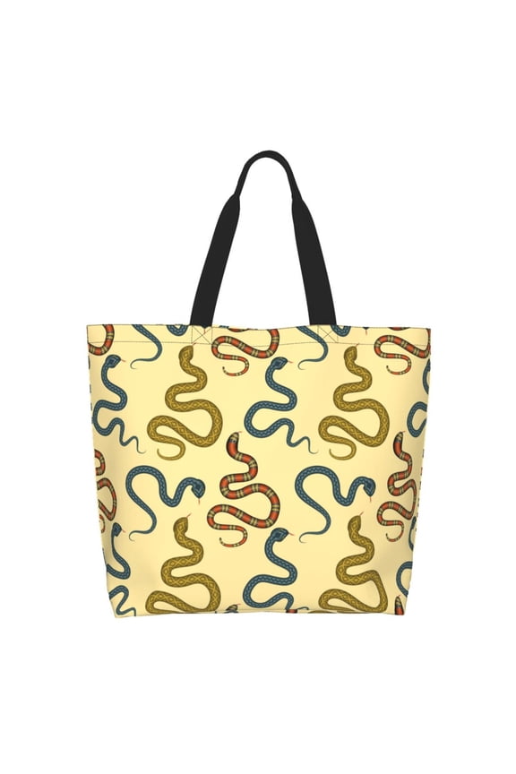 Various Snake Casual Tote Bags Women Big Capacity Shoulder Bag for Women Travel Shoulder Bags Handbags