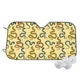 thumbnail image 1 of Kdxio Various Snake Print Windshield Sun Shade,UV Rays and Sun Heat Protection,Sunshade for Car Windshield,Car Shade Front Windshield - Medium, 1 of 6