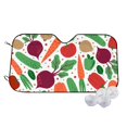 thumbnail image 1 of Kdxio Vegetables Print Windshield Sun Shade,UV Rays and Sun Heat Protection,Sunshade for Car Windshield,Car Shade Front Windshield - Small, 1 of 6