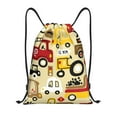thumbnail image 1 of Kdxio Vehicles Print Drawstring Backpack Bag,Waterproof Draw String Back Sack, Gym Drawstring Bags Swim Bag For Unisex, 1 of 9