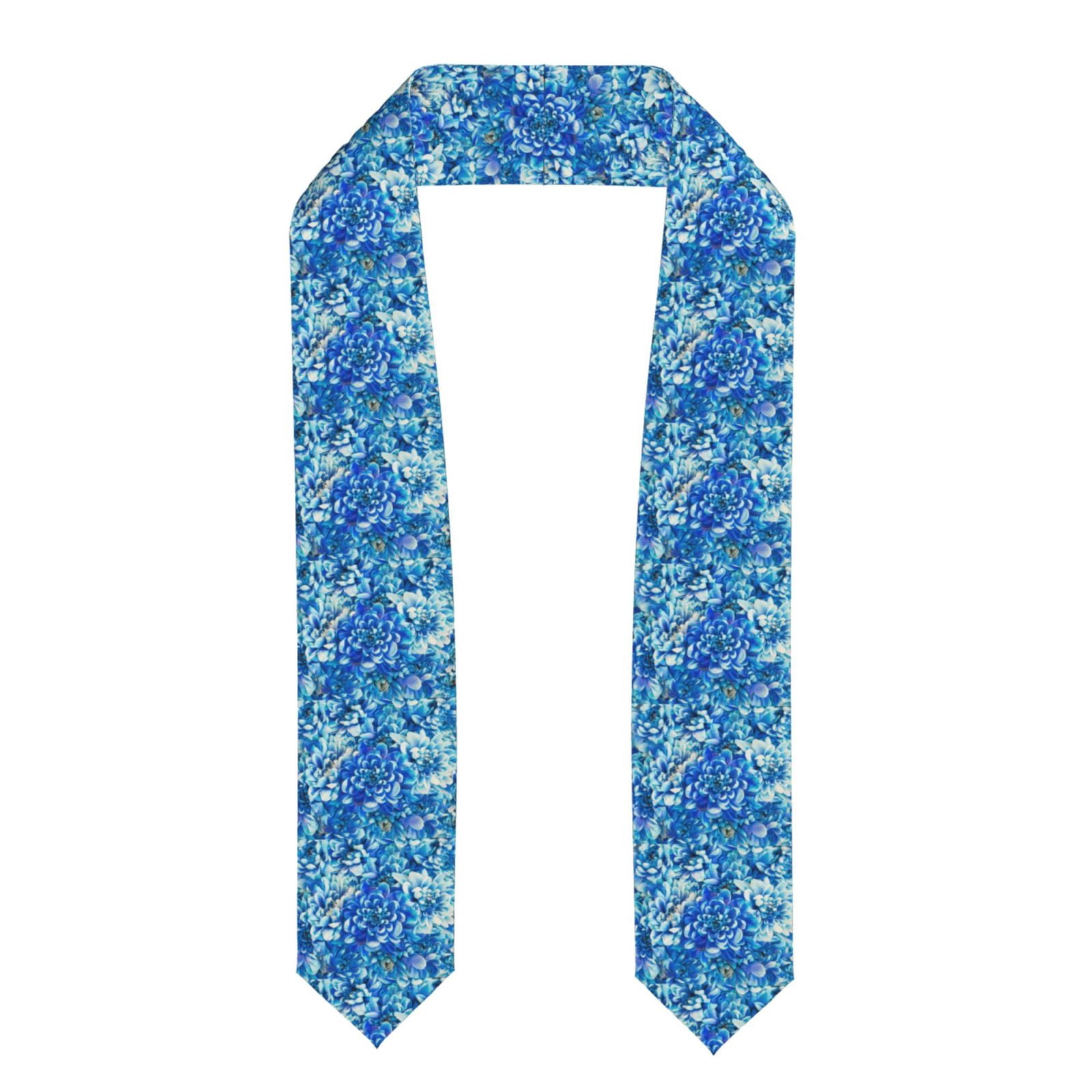 Floral Bounty Black Graduation Stole