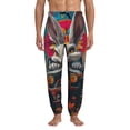 thumbnail image 1 of Kdxio Vibrant Bunny Ride Pattern Joggers,Sweatpants for Men with Pockets-3X-Large, 1 of 5
